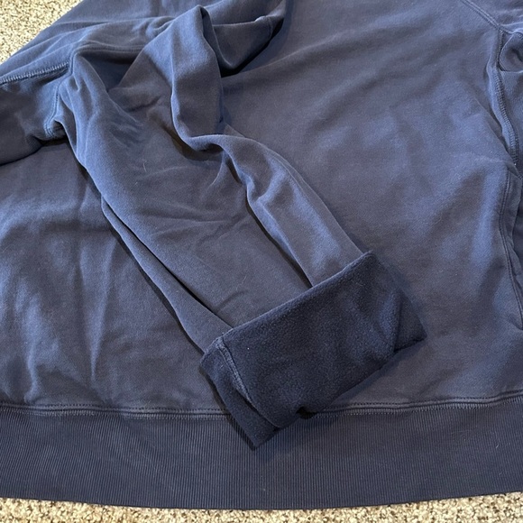 POLO RALPH LAUREN XXL Navy Yellow Mesh Knit 1/4 Quarter Zip R $138 - Picture 7 of 8